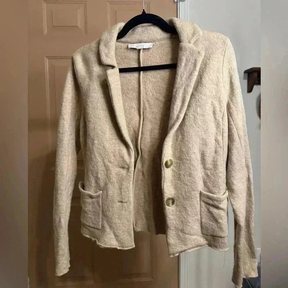 Loft merino wool camel color blazer size M - Picture 1 of 4